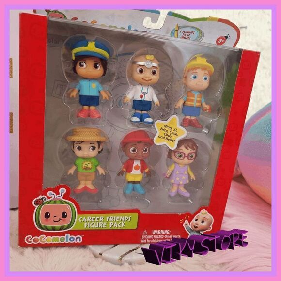 NWT Cocomelon Careers: Figure Pack Fun NWT - Picture 1 of 4